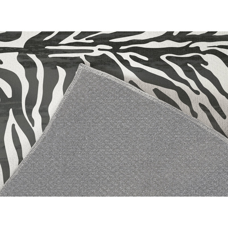 Kavka Zebra Bath Rug Wayfair